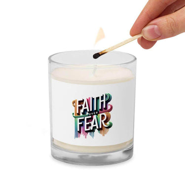 GLASS JAR SOY WAX CANDLE - LoveNDevotion