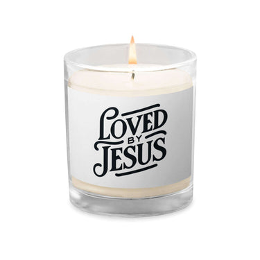 Loved by Jesus Soy Wax Candle included in Blessed Morning Gift Set by LoveNDevotion