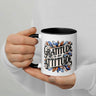 Mug with Color Inside Grattitude is my Attitude 