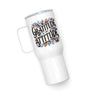 Travel mug with a handle Gratitude is my Attitude 