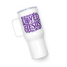 Travel mug with a handle Loved by Jesus 